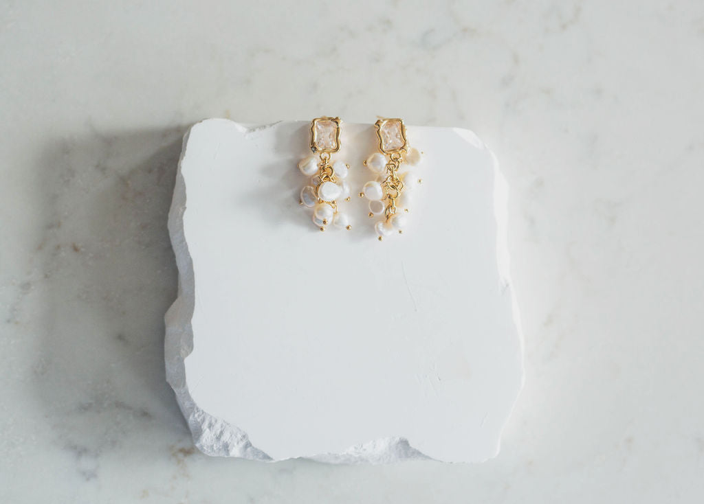 Theodora Pearl Earrings