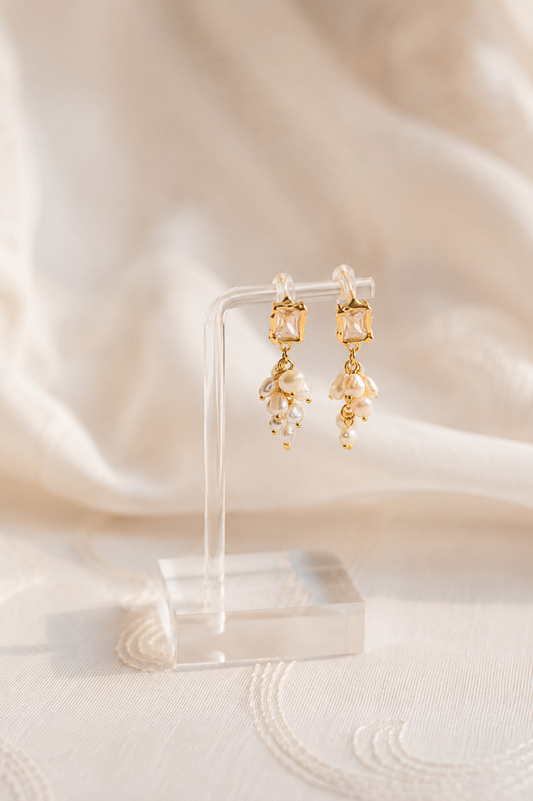 Theodora Pearl Earrings