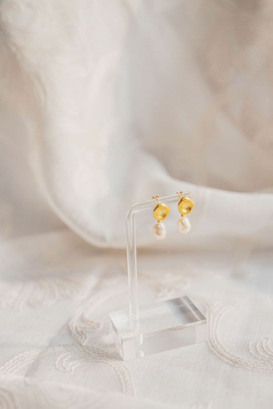 Charlotte Pearl Drop Earrings