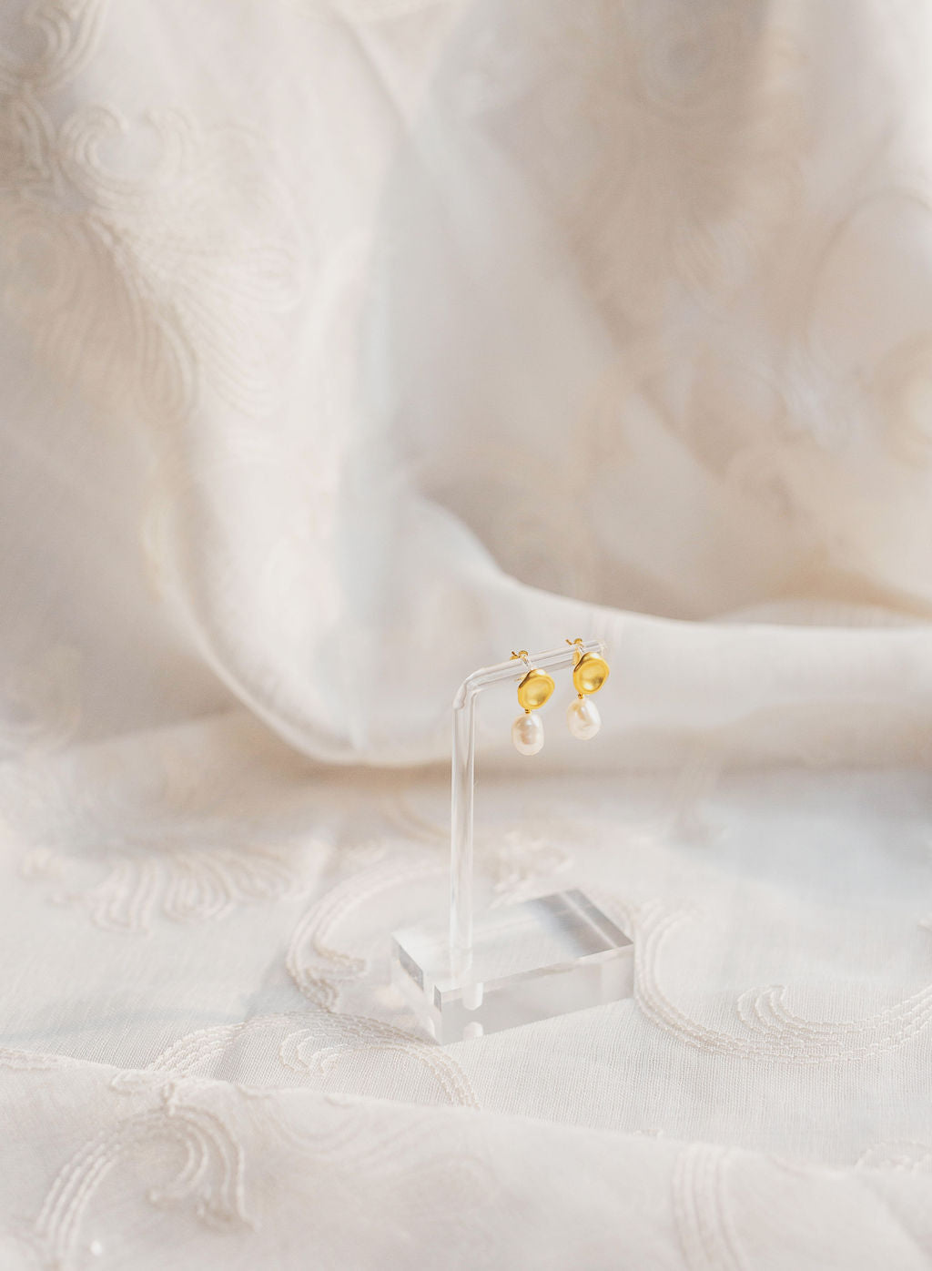 Charlotte Pearl Drop Earrings