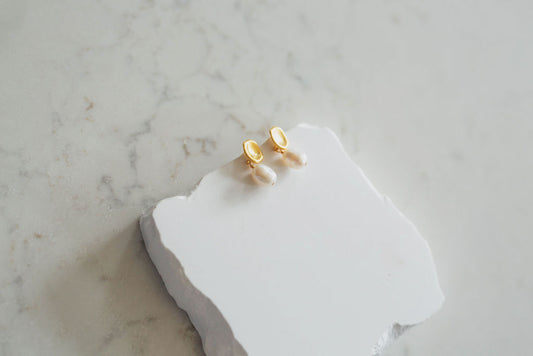 Charlotte Pearl Drop Earrings