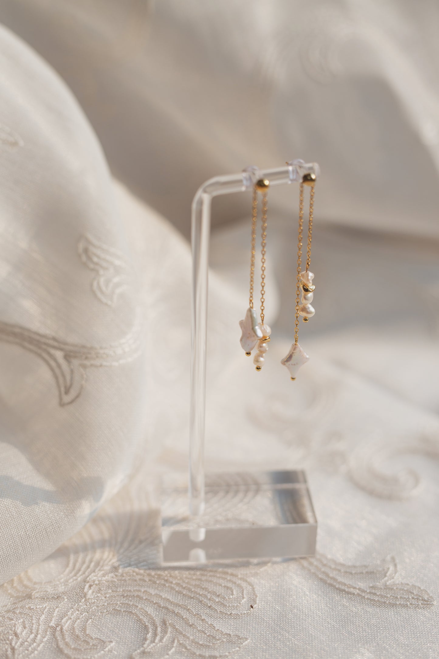 Estella Pearl Dangle Earrings