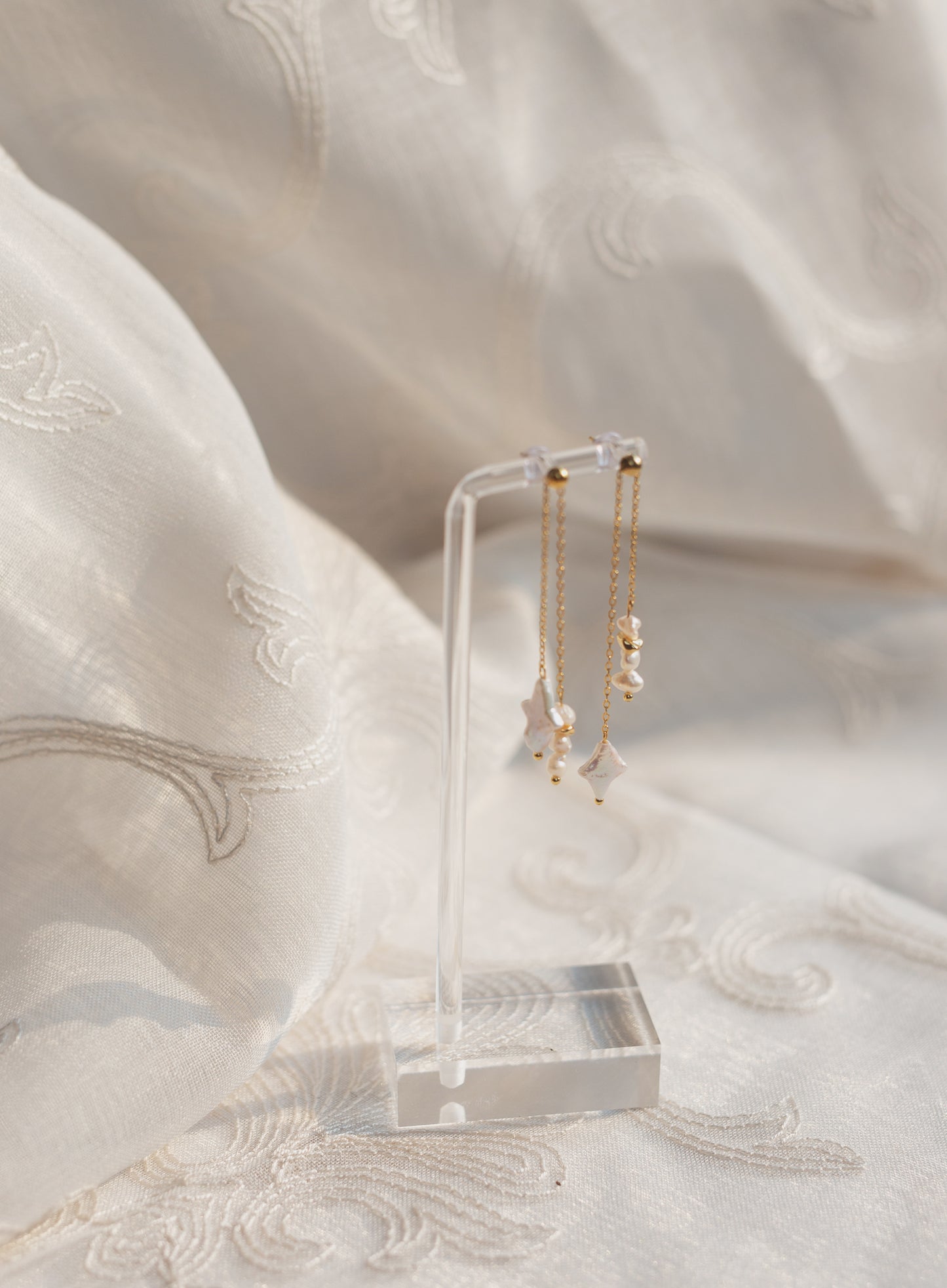 Estella Pearl Dangle Earrings