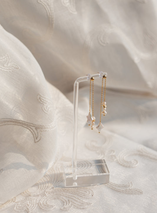 Estella Pearl Dangle Earrings